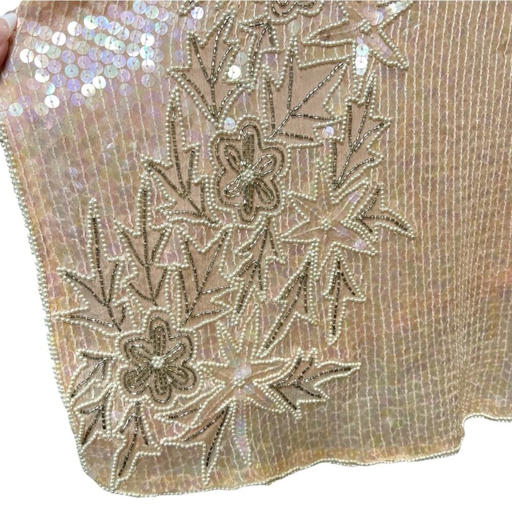 Vintage Cheryl’s Winners Sequin and Beaded Women’s Dress Size vintage Medium - Picture 10 of 11